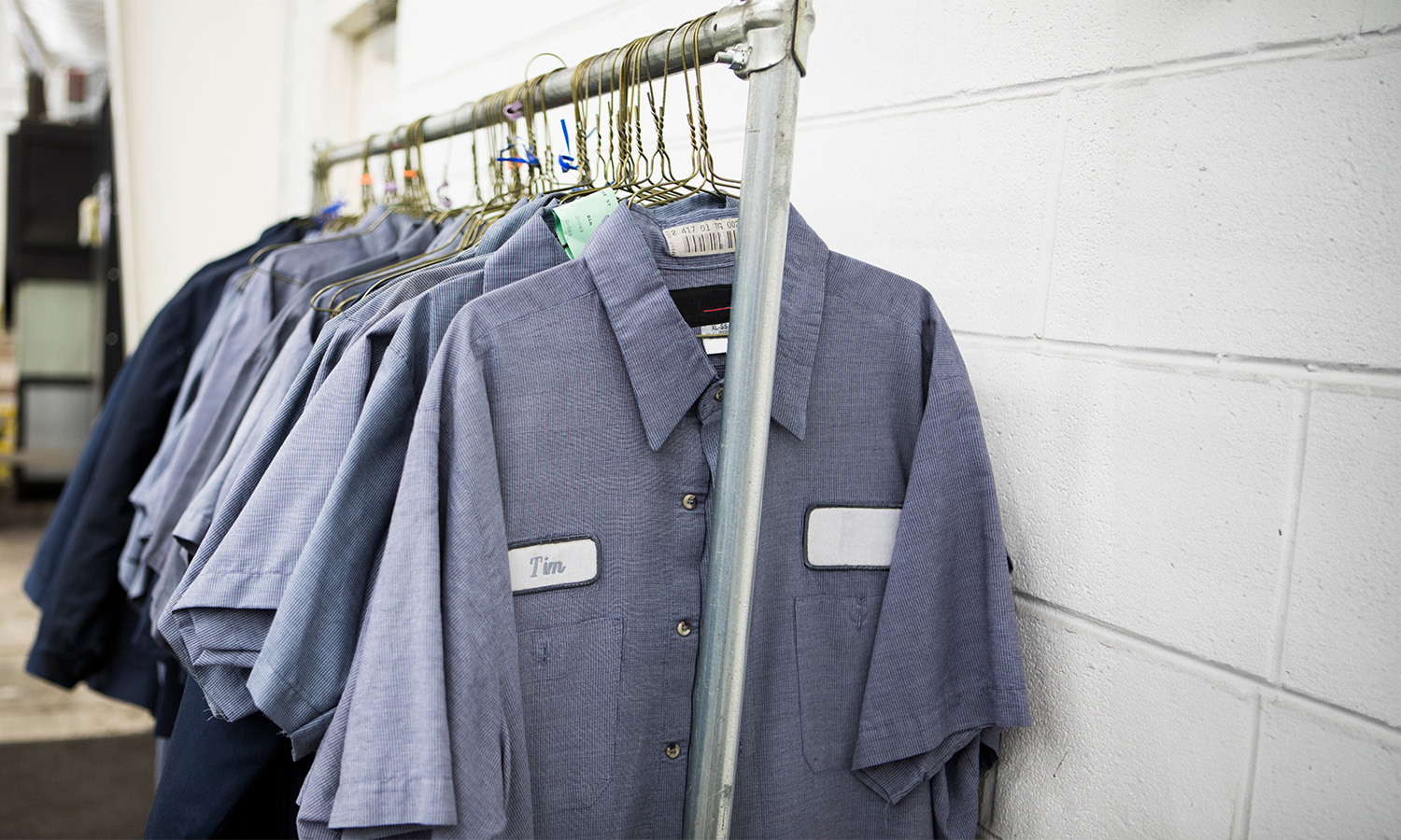 High-capacity commercial laundry machines at PC's Wash & Go